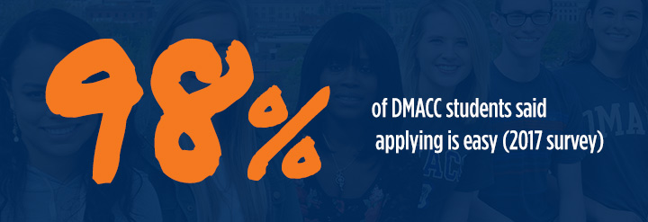 Applying to DMACC is easy.