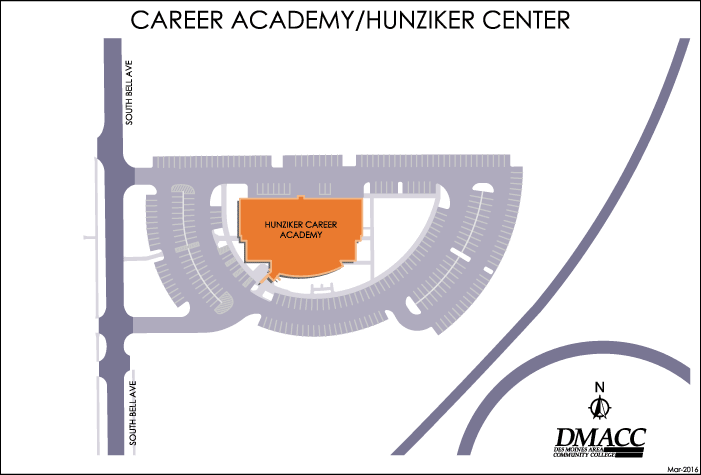 Ames Hunziker Center Map