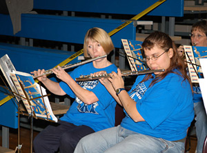 Band Members Playing