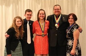2014 All Iowa Banquet, Carroll members.
