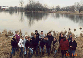 Field Biology Class at Carney Marsh