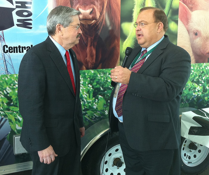 Mark Pearson and Terry Branstad