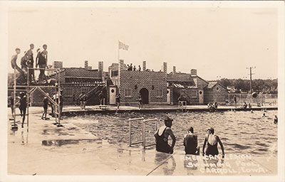 The former American Legion Bath House and Swimming Pool