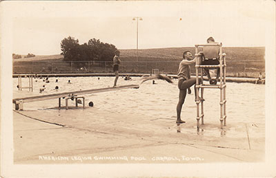 The former American Legion Bath House and Swimming Pool