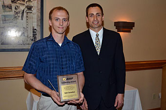 Kyle Carnahan received ASEP Leadership Award