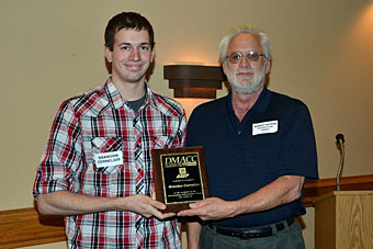 Brandon Cornelius receives ASEP Outstanding Achievement Award