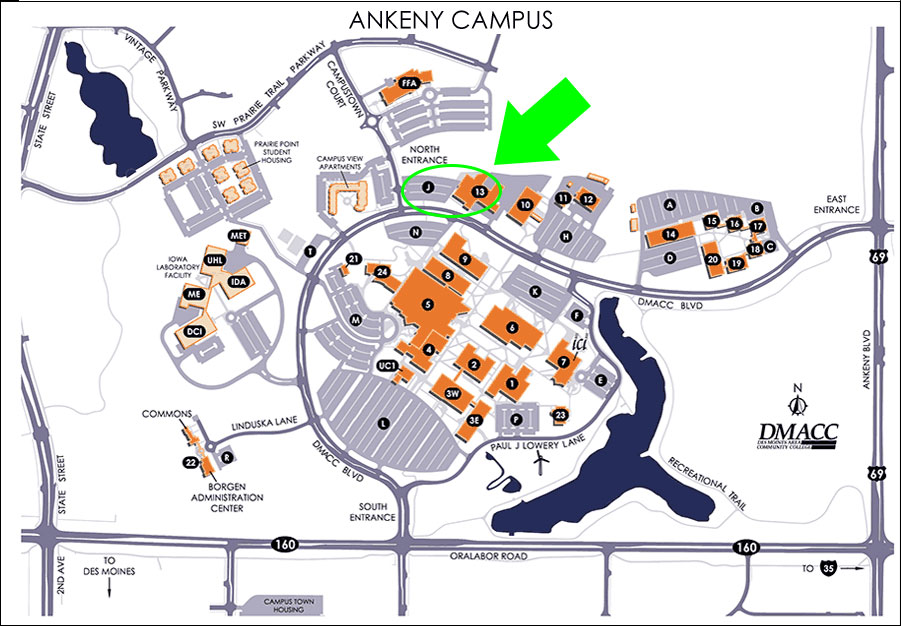 Ankeny Map, Building 13 