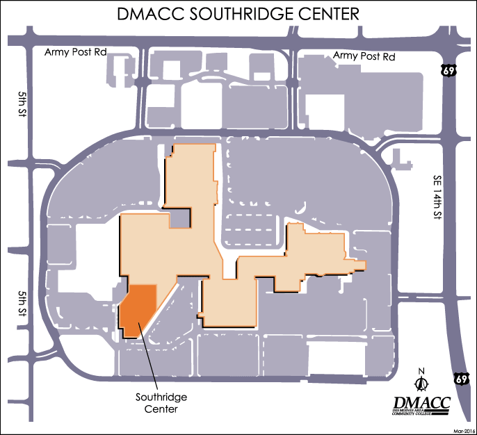 Southridge Center Map