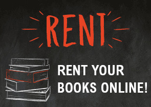 Rent your books online - we're more than just a book store - shop for clothing, gifts, t-shirts, supplies