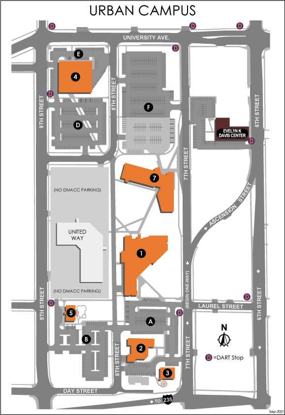 Urban Campus Map